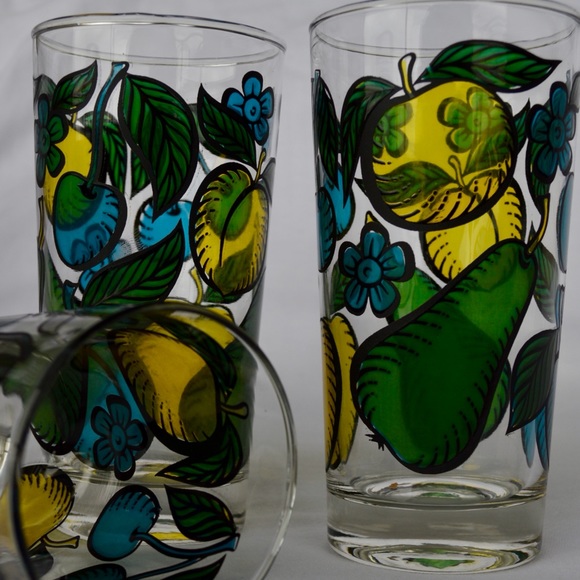 Vintage Hand painted Glassware - Picture 1 of 4
